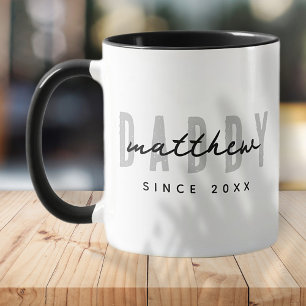 Mug Meilleur Papa Jamais Moderne Élégante Fête des pèr