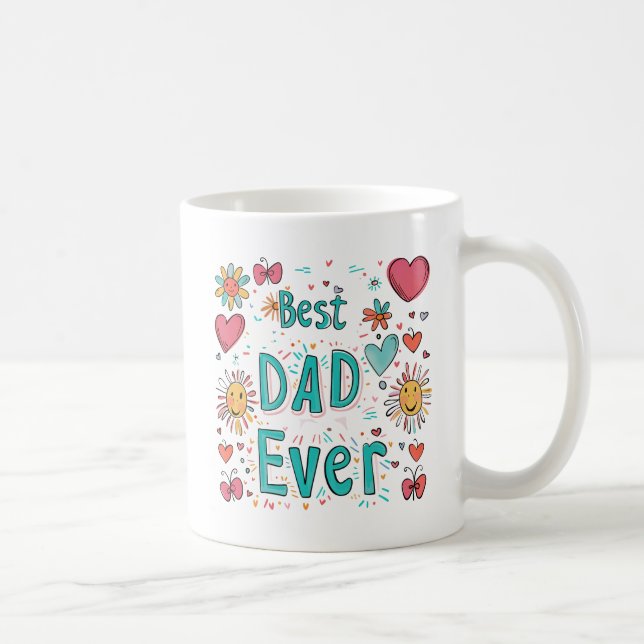 Mug Meilleur papa jamais | Père De L'Année (Droite)