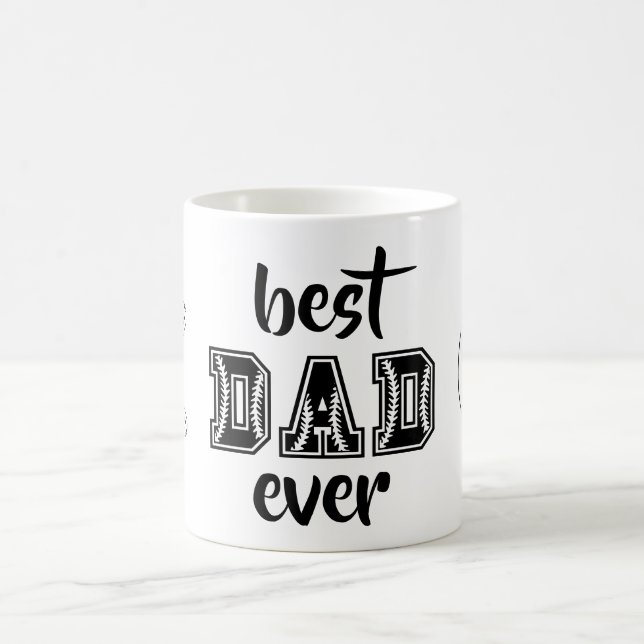Mug Meilleur papa jamais personnalisé (Centre)
