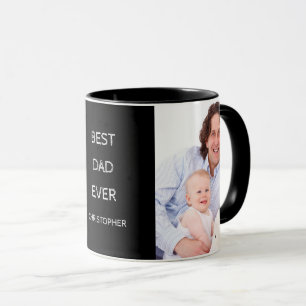 Mug Meilleur Papa Jamais Photo Musique Personnalisée