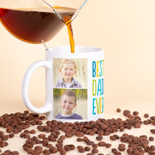 Mug Meilleur Papa Jamais Photo Musique Personnalisée