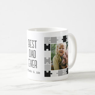 Mug Meilleur Papa Jamais Puzzle Photos Cadre