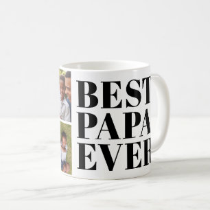 Mug Meilleur Papa Moderne Incroyable 3 Photo Cadeau