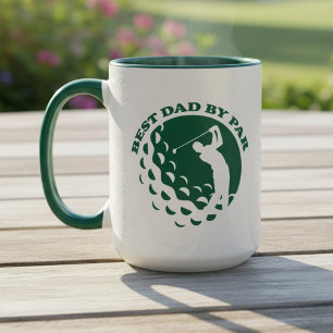 Mug Meilleur Papa Par Modern Golf Golfing