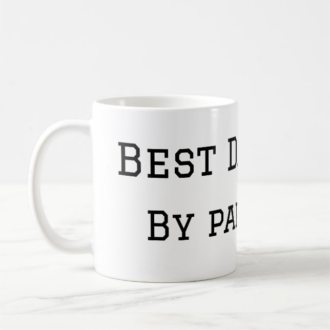 Mug Meilleur papa par par chien animal photo moderne s (Gauche)