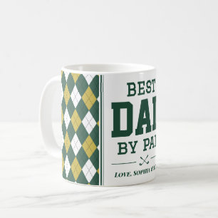 Mug Meilleur papa par par – Golf Argyle Vert Personnal