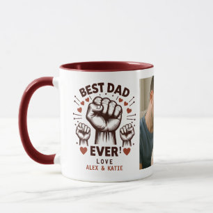 Mug Meilleur Papa Personnalisé avec Photo Cadeau de