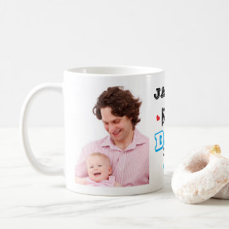 Mug Meilleur papa personnalisé jamais avec des photos