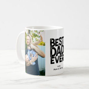 Mug Meilleur Papa Personnalisé Photo 2 Faces