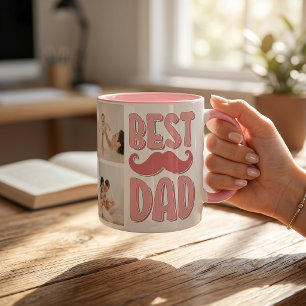 Mug Meilleur Papa Photo Personnalisée Cadeau de Fête d