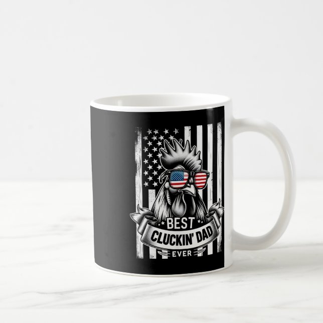 Mug Meilleur Papa Poulet Ever Graphique  (Droite)