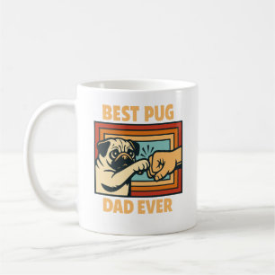 Mug Meilleur Papa Pug Ever Propriétaire de Pug Amoureu