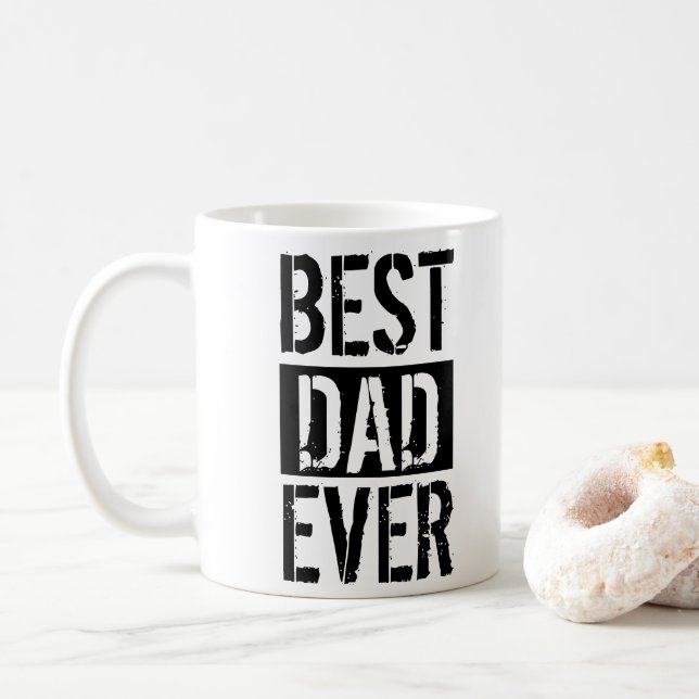 Mug Meilleur Papa Simple Cadeau de Fête des Pères   (Avec donut)