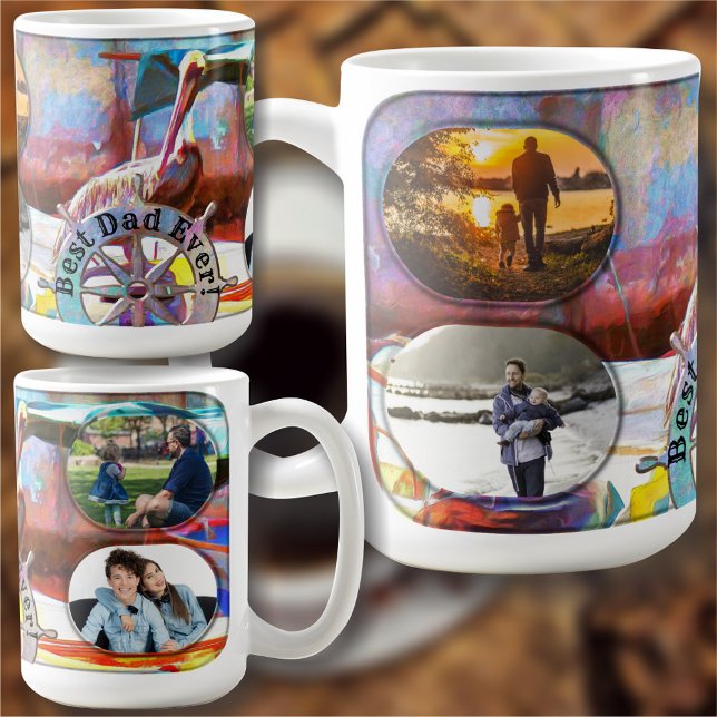 Mug Meilleur papa toujours Pélican 0463 (Créateur téléchargé)