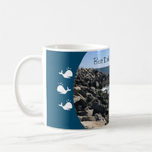 Mug Meilleur papa Vagues de l'océan Atlantique de la m