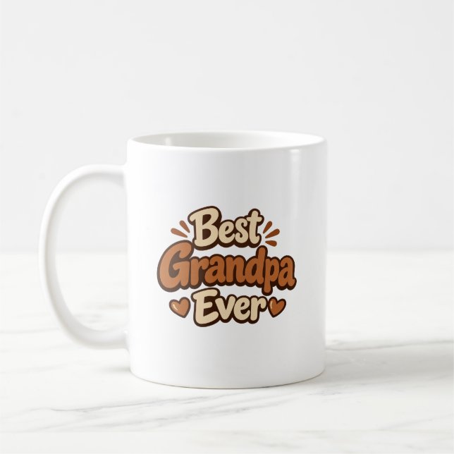 Mug Meilleur Papi du Monde Cadeau (Gauche)