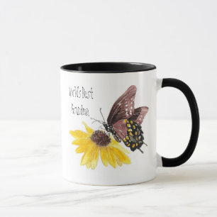 Mug Meilleur papillon grand-mère au monde, Jardinage d