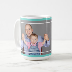 Mug Meilleur pas papa Fête des pères heureuse Photo 