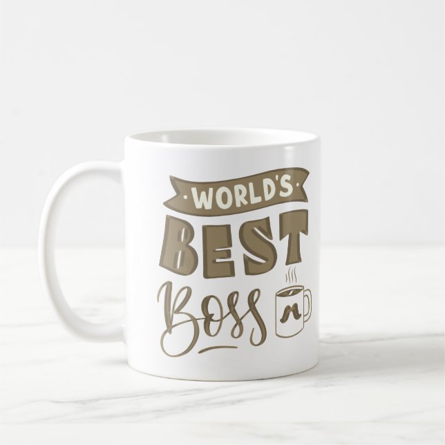 Mug meilleur patron du monde (Gauche)