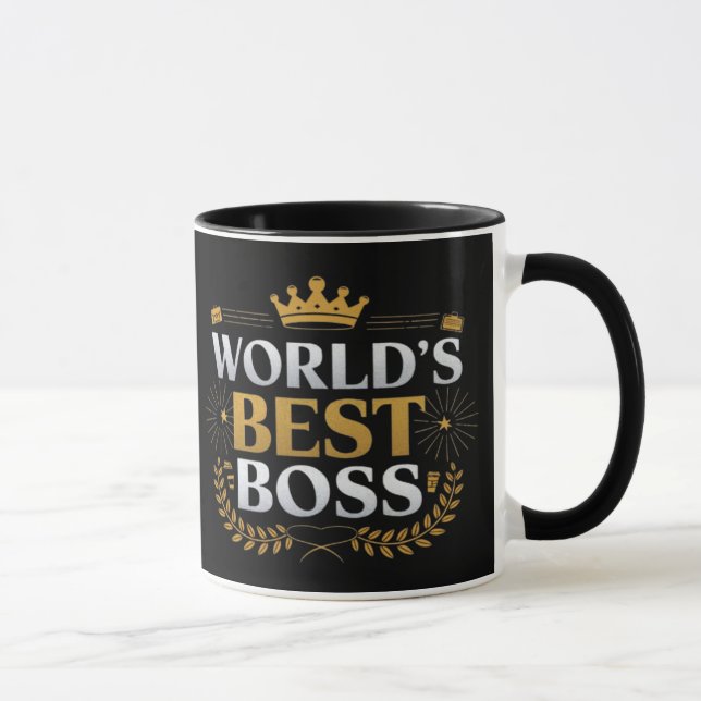 Mug meilleur patron du monde (Droite)