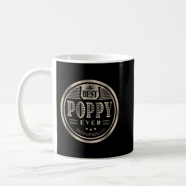 Mug Meilleur Pavot Jamais Grand-Père Papa Père Jour Do (Gauche)