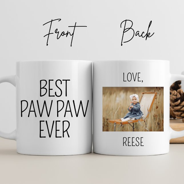 Mug Meilleur Pawpaw Jamais Cadeaux de grand-père photo (Créateur téléchargé)