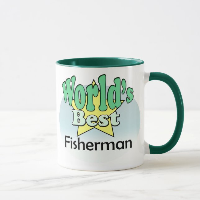 Mug Meilleur pêcheur du monde (Droite)