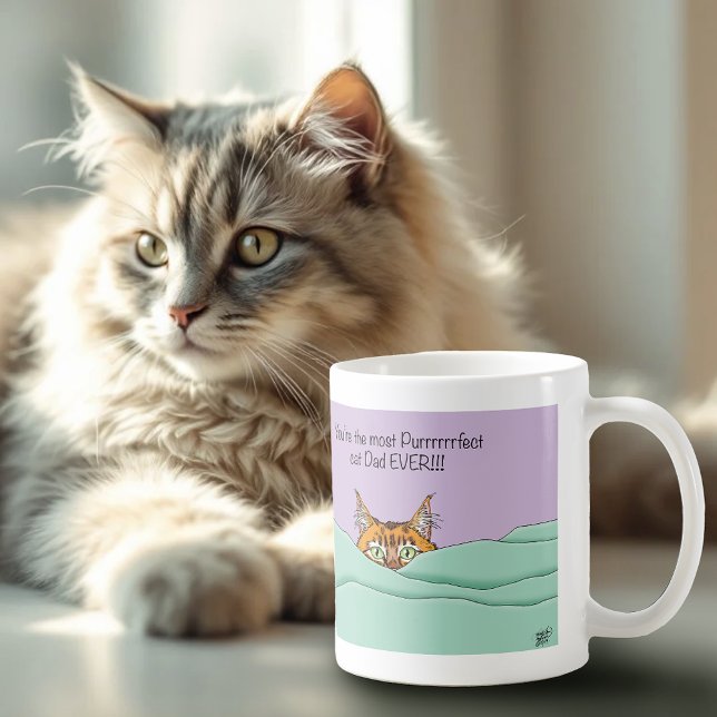 Mug Meilleur Père Chat Jamais ! Fête des pères (Créateur téléchargé)