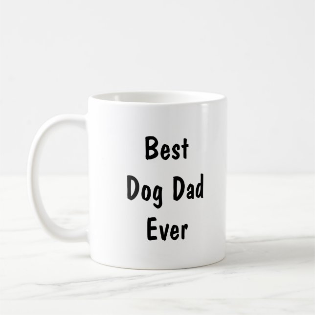 Mug Meilleur père de chien jamais (Gauche)