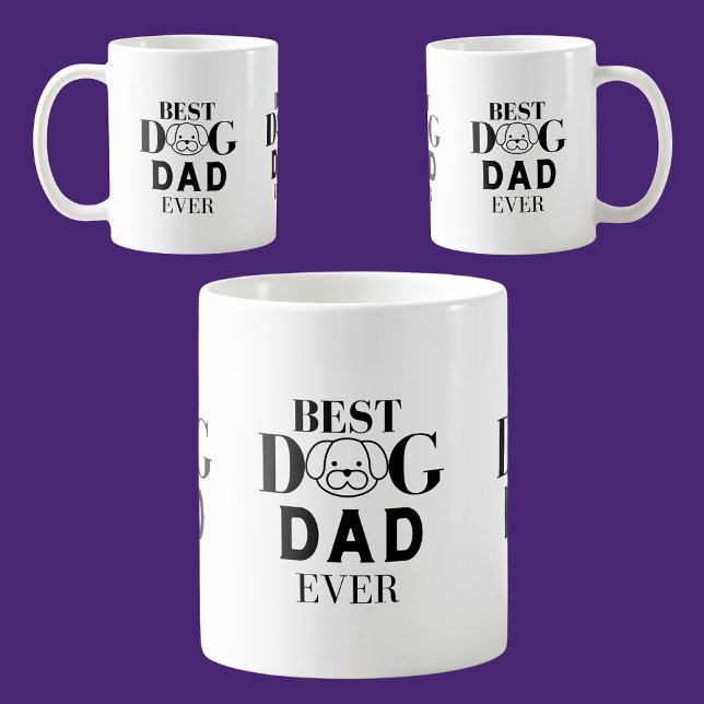 Mug Meilleur père de chien jamais (Créateur téléchargé)