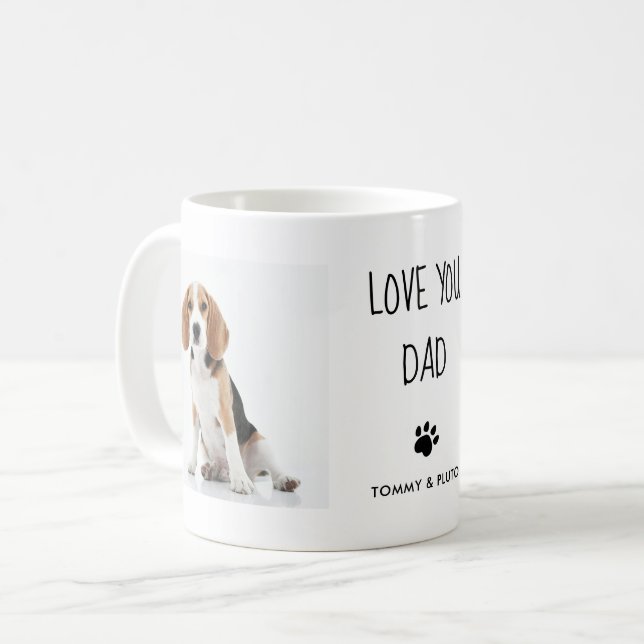 Mug Meilleur père de chien jamais (Devant gauche)