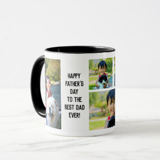 Mug Meilleur père de Fête des pères 5 Collage photo