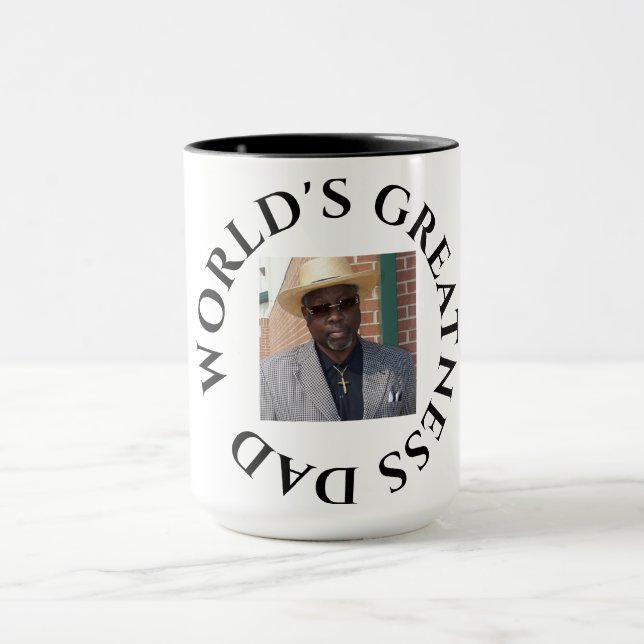 Mug Meilleur Père du monde (Centre)