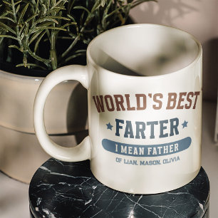 Mug Meilleur Père du monde Funny Personnalisé