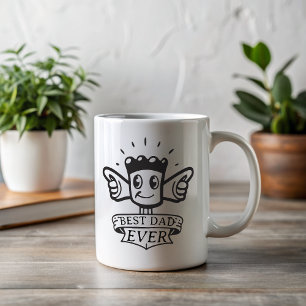 Mug Meilleur Père Jamais Des Pouces Drôle