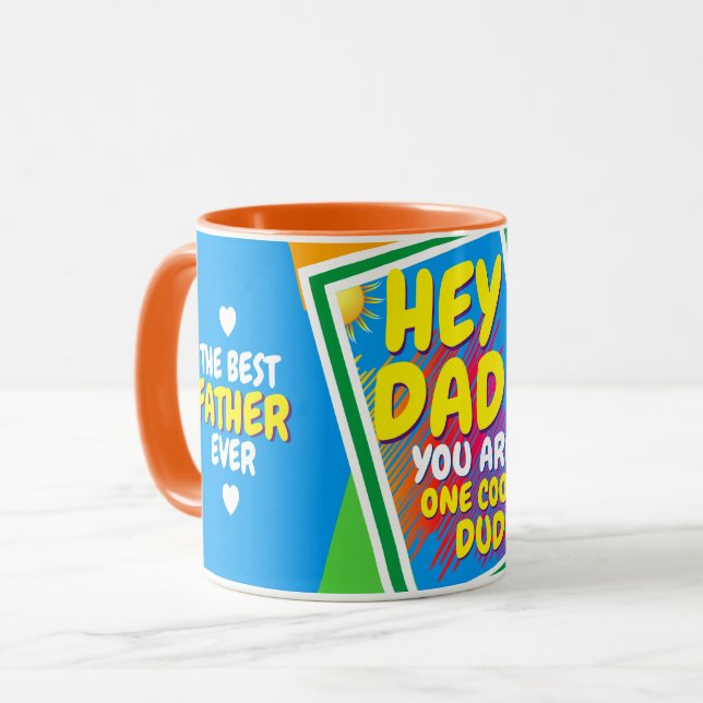 Mug Meilleur Père Jamais - Un Père Cool (Devant gauche)