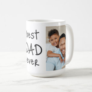 Mug Meilleur PÈRE JEUNE 2 Photos Couleur personnalisée
