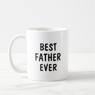 Mug Meilleur Père Minimaliste Typographie Cadeau