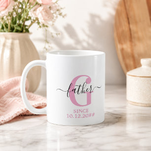 Mug Meilleur Père Monogramme Fête des Pères Personna