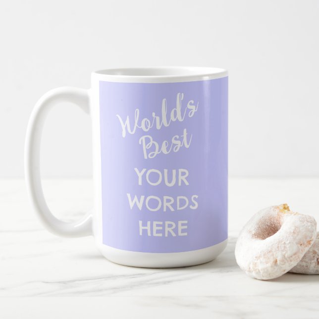 Mug Meilleur périple au monde personnalisé (Avec donut)