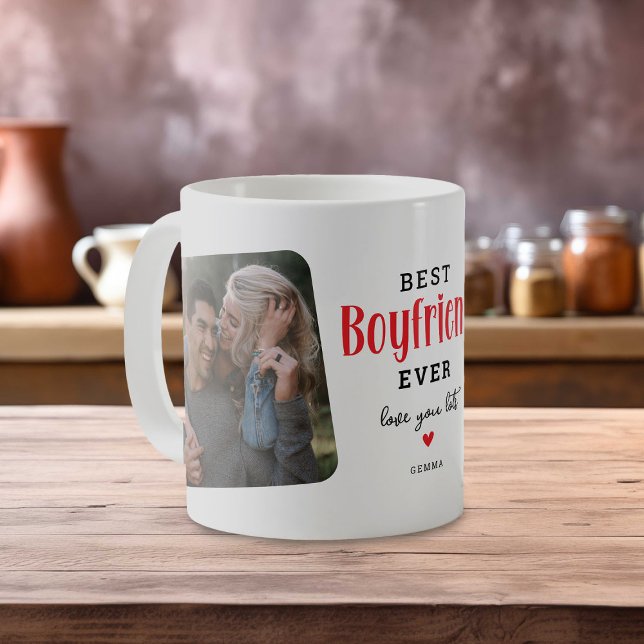 Mug Meilleur PETIT AMI Ever 2 Photo Cadeau Mignon  (Créateur téléchargé)