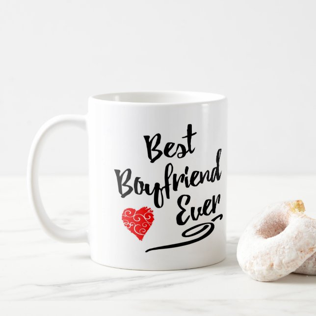 Mug Meilleur petit ami jamais (Avec donut)