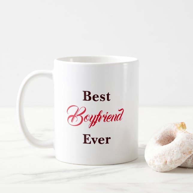 Mug Meilleur petit ami jamais (Avec donut)