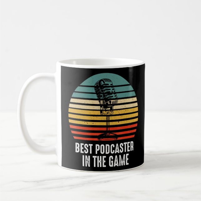 Mug Meilleur Podcaster Podcasting Interview Radio Cont (Gauche)
