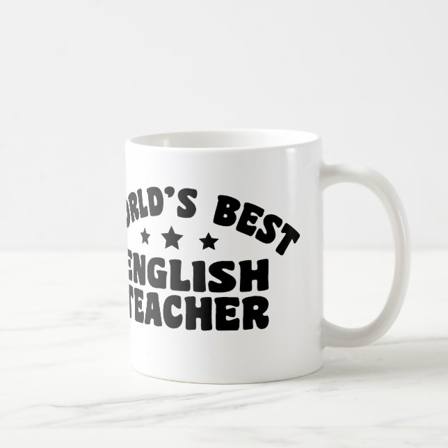 Mug Meilleur professeur d'anglais au monde (Droite)