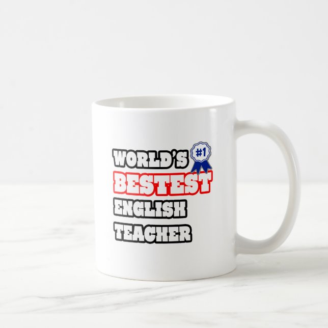 Mug Meilleur professeur d'anglais au monde (Droite)