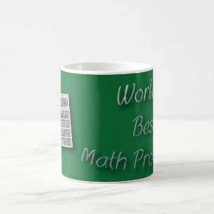 Mug Meilleur professeur de mathématiques du monde