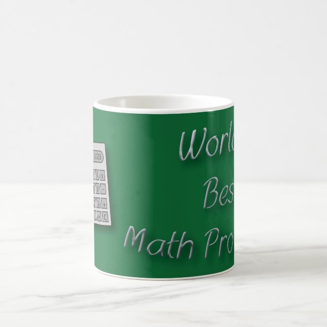 Mug Meilleur professeur de mathématiques du monde (Centre)