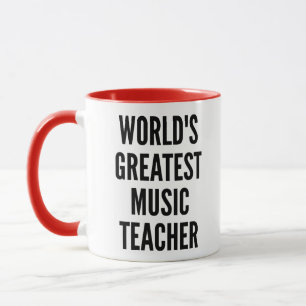 Mug Meilleur professeur de musique dans le monde