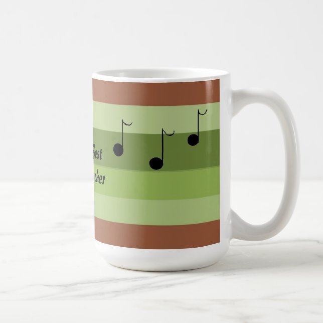 Mug Meilleur professeur de musique du monde (Droite)
